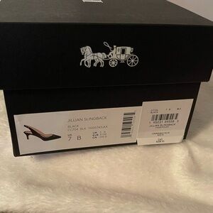 Coach Black Heels
